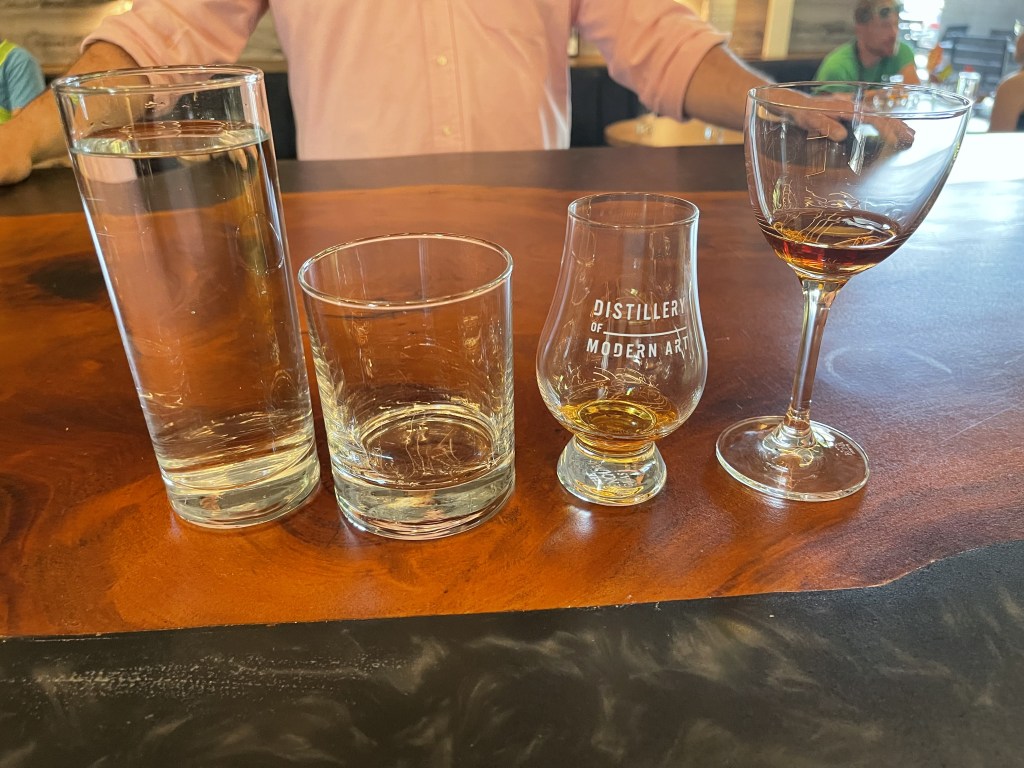 Whiskey, Amaro, and Gin Tasting Flight